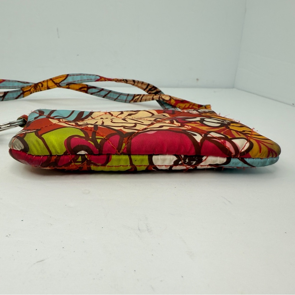 Vera Bradley Zip Id Holder Case Midday Garden Ultralight Matching Lanyard View 5
